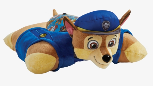 Nickelodeon Paw Patrol Chase Sleeptime Lite Unfolded - Pillow Pets, HD Png Download, Transparent PNG