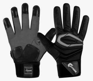 Cutters S931 Force - Black Padded Football Gloves, HD Png Download, Transparent PNG
