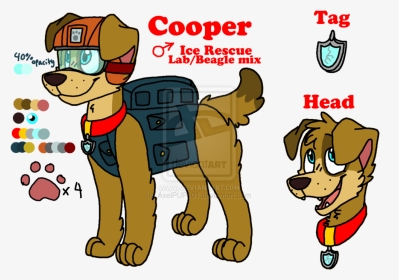 Cooper S Ref Sheet - New Paw Patrol Dogs, HD Png Download, Transparent PNG