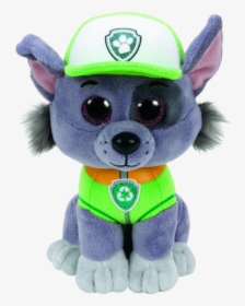 Paw Patrol Rocky Beanie Boo   Title Paw Patrol Rocky - Ty Beanie Paw Patrol, HD Png Download, Transparent PNG