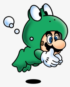 Transparent Mario Sunshine Png - Mario Frog Suit, Png Download, Transparent PNG