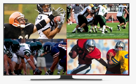 Dish Espn Goal Line 4 Screen Football - Sprint Football, HD Png Download, Transparent PNG