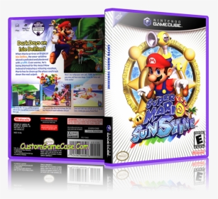 Super Mario Sunshine Front - Super Mario Sunshine Cover Art, HD Png Download, Transparent PNG