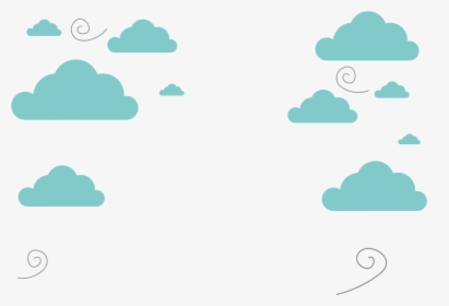 Cartoon Blue Cloud Drawing - Animadas Nubes Png, Transparent Png, Transparent PNG