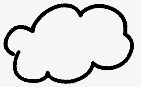 #cloud #puffycloud #doodle #clouddoodle #sketch #bnw - Transparent Background Cloud Png Clipart, Png Download, Transparent PNG