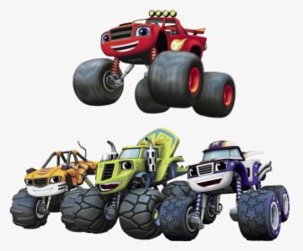 Blaze Jumping Over Monster Machines - Blaze And The Monster Machine Background, HD Png Download, Transparent PNG