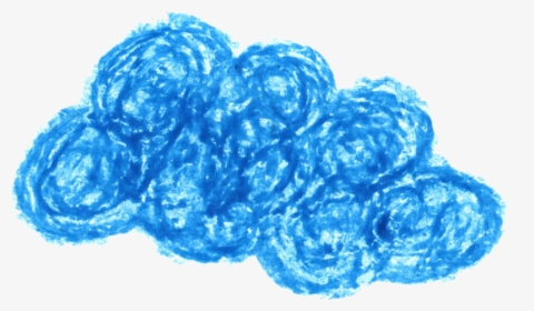 Cloud-drawing - Crayon Painting Png, Transparent Png, Transparent PNG