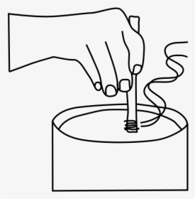 Put Out Your Lit Cigarette Properly - Put Out Cigarette Drawing, HD Png Download, Transparent PNG