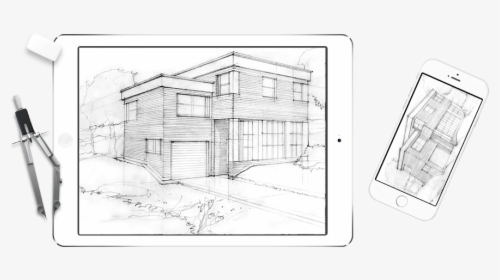 Cubic Architecture Blueprint, HD Png Download, Transparent PNG