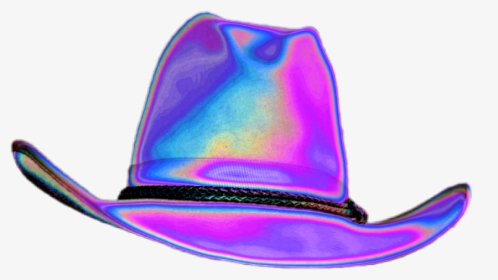 Vaporwave Vector Holographic Transparent Png Clipart - Cowboy Hat, Png Download, Transparent PNG
