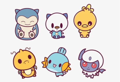 Pokemon Characters Png Pic - Cute Drawings Easy Of Pokemon, Transparent Png, Transparent PNG
