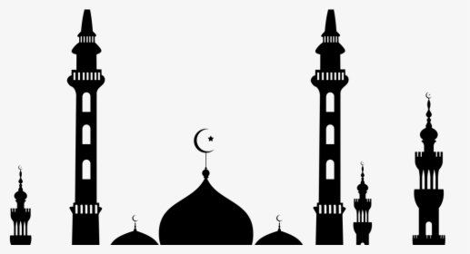 Mosque Silhouette Islam Eid Al-fitr - Mosque Clipart Transparent, HD Png Download, Transparent PNG
