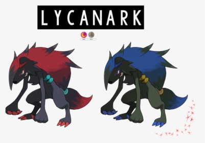 Transparent Zoroark Png - Lycanroc Midnight And Zoroark, Png Download, Transparent PNG