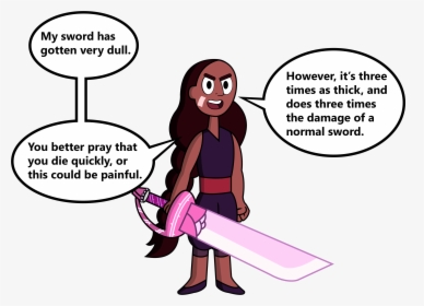 My Sword Has Gotten Very Dull - Steven Universe Steven And Connie Memes, HD Png Download, Transparent PNG