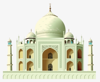 3d Vector Mosque - Taj Mahal Transparent Background, HD Png Download, Transparent PNG