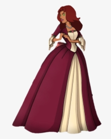 Holiday Design Png - Starfire In A Dress, Transparent Png, Transparent PNG