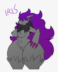 Iris The Zoroark - Thick Thighs Anthro Pokemon, HD Png Download, Transparent PNG
