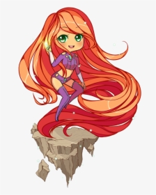 Starfire Red Fictional Character Cartoon Mythical Creature - Anime Starfire, HD Png Download, Transparent PNG