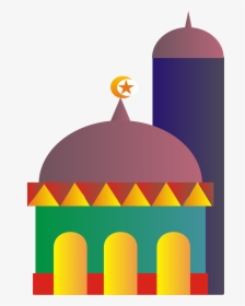 Nyumbang Masjid Masjid Mosque Islam Moslem Muslim Agama - Ramadan Mosque Clip Art, HD Png Download, Transparent PNG