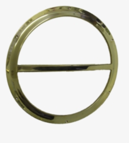 Brass Opening Porthole Only - Circle With Horizontal Line Through It Meaning, HD Png Download, Transparent PNG