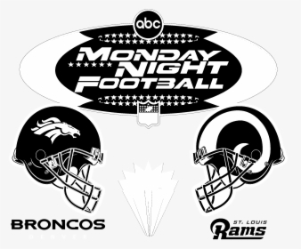 Monday Night Football Usa Logo Black And White - Abc Monday Night Football Logo, HD Png Download, Transparent PNG