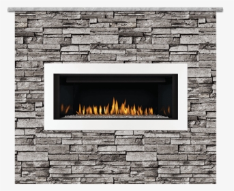 Outdoor Fireplace Stacked Stone, HD Png Download, Transparent PNG