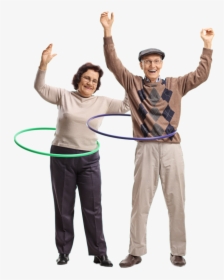 Transparent Old Couple Png - Elderly Skipping Rope, Png Download, Transparent PNG