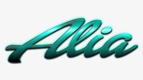 Alia Name Logo Bokeh Png - Graphic Design, Transparent Png, Transparent PNG