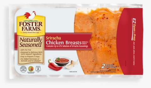 Sriracha Boneless Skinless Chicken Breasts - Foster Farms Sriracha Chicken, HD Png Download, Transparent PNG