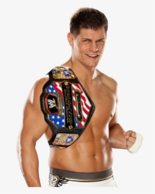 Cody Rhodes Transparent Background Png - Cody Rhodes Wwe Championship, Png Download, Transparent PNG