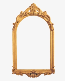 Wooden Mirror Frame Png, Transparent Png, Transparent PNG