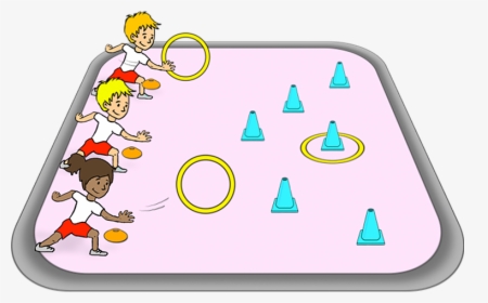 Pe Ideas For Kindergarten Hoop And Cone, HD Png Download, Transparent PNG