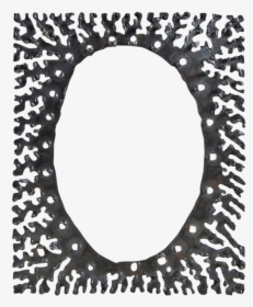 Brutalist Iron Picture Or Mirror Frame - Circle, HD Png Download, Transparent PNG