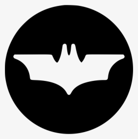 The Dark Knight - White Arrow Left In Circle Pointing Left, HD Png Download, Transparent PNG