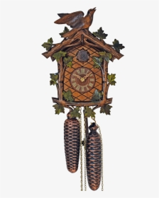1 Day With Green Leaves & Bird - Cuckoo Clock, HD Png Download, Transparent PNG