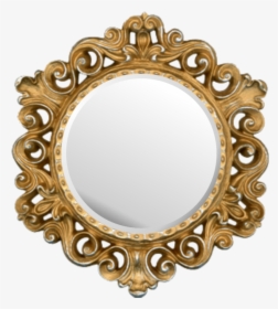 #mirror #frame - Round Photo Frame Png, Transparent Png, Transparent PNG