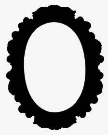 Mirror Clipart Ornamental - Vector Frame Oval Png, Transparent Png ...