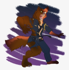 [c] Officer Were Wilde - Fanart Werewolf Fanart Zootopia Nick Wilde, HD Png Download, Transparent PNG
