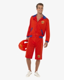 Adult Straight Jacket Fancy Dress Outfit Stag/hen Party - Lifeguard Costume, HD Png Download, Transparent PNG