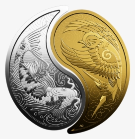 Yin Yang Gold Silver, HD Png Download, Transparent PNG