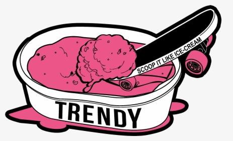 Scoop It Like Ice Cream Stawberry Border, HD Png Download, Transparent PNG