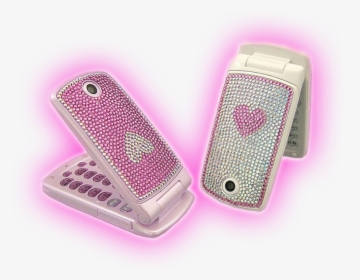 Pink Glitter Flip Phone, HD Png Download, Transparent PNG