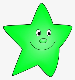 Cartoon Star Flying Green - Cartoon Star Images Free, HD Png Download, Transparent PNG