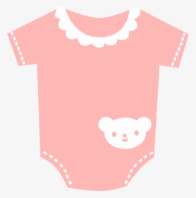Minus Say Hello Bebe - Pink Baby Onesie Clipart, HD Png Download, Transparent PNG