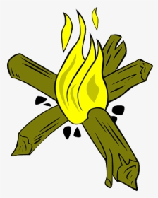 Star, Fire, Cartoon, Cooking, Camp, Campfires, Cranes - Star Fire For Camping, HD Png Download, Transparent PNG
