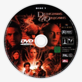 Dungeons & Dragons Dvd Disc Image - Dungeons & Dragons 2000 Dvd, HD Png Download, Transparent PNG