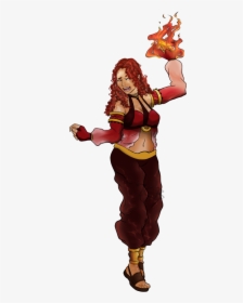 Dungeons & Dragons , Png Download - Dungeons And Dragons Fire Sorceress, Transparent Png, Transparent PNG