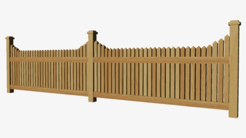 Picket Fence - Wood Fence Clipart, HD Png Download, Transparent PNG
