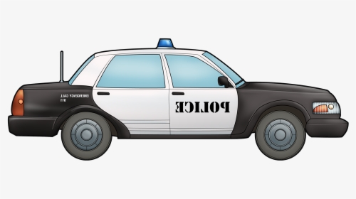 Free Police Car Clip Art Police Car - Police Car, HD Png Download, Transparent PNG