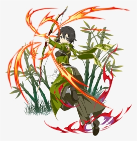 [red Flash Divine Archer] Sinon Sao Ggo, Sword Art - Red Flash Divine Archer Sinon, HD Png Download, Transparent PNG